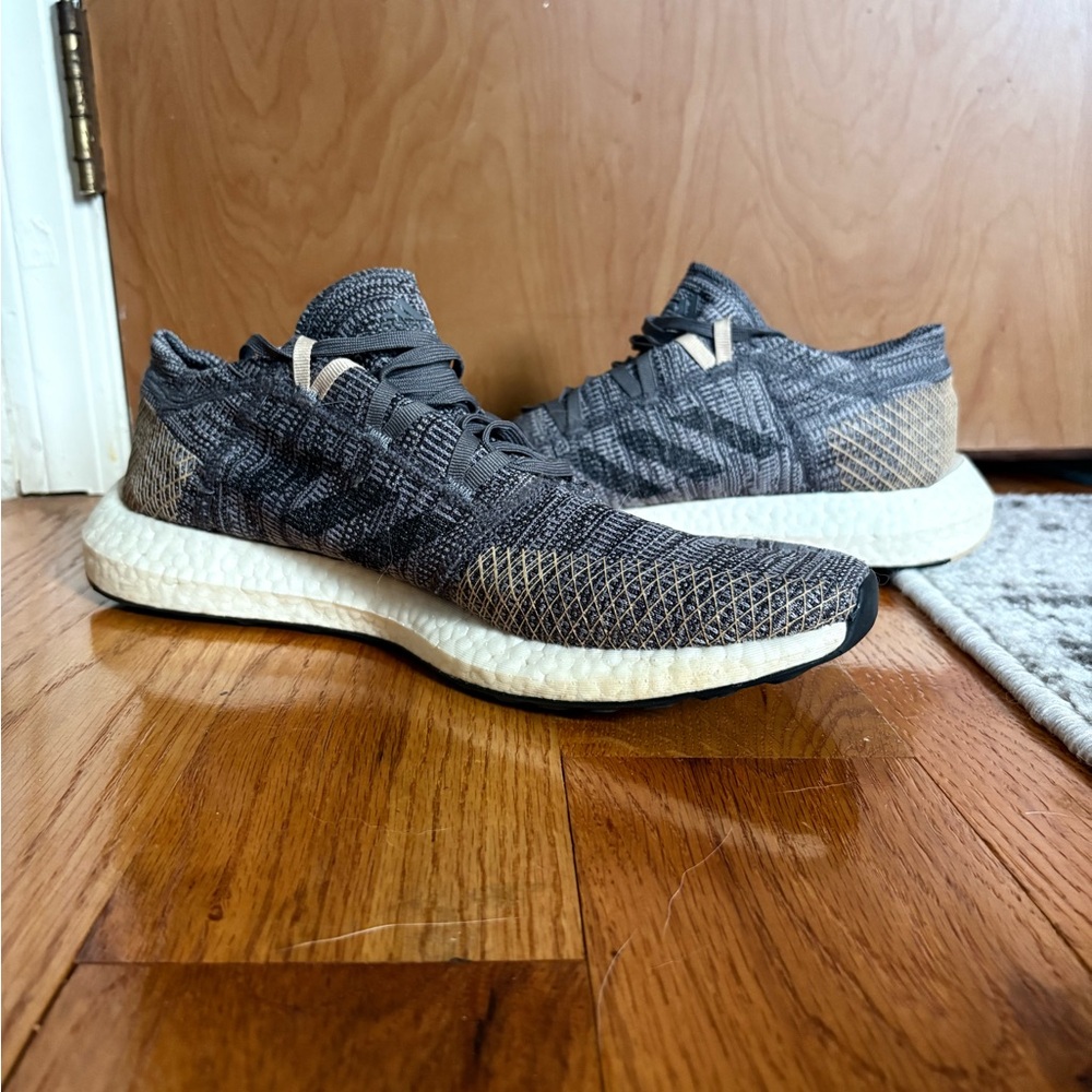 Adidas PureBoost Grey Running Shoes